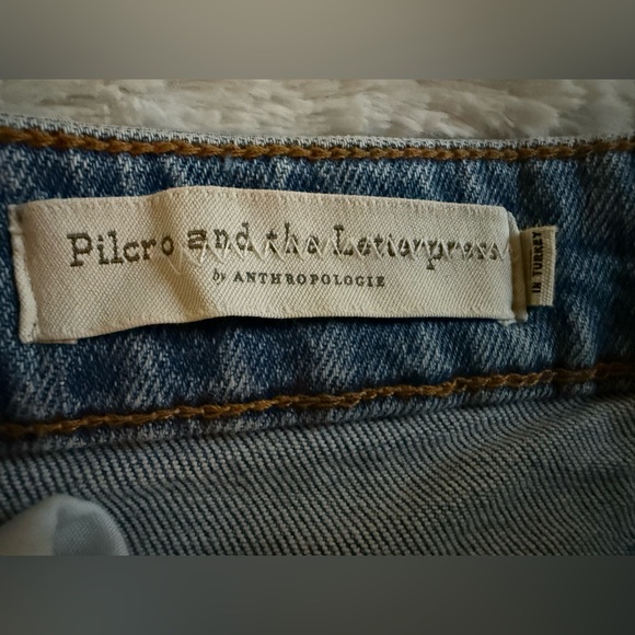 Pilcro and the Letterpress Anthropologie Denim Skirt Size 14 - Picture 3 of 5